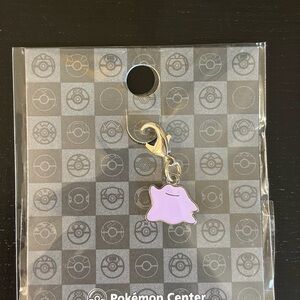 Pokemon Purple Ditto Keychain Charm